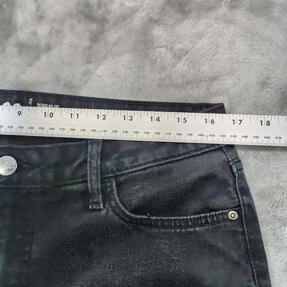 Lee Jeans Womens 14P PETITE Black Regular Fit Boot Cut Mid Rise Stretch Denim - Picture 11 of 15